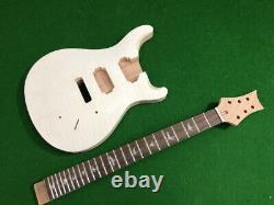 Kit Guitare 1 Set 24fret Ahogany Guitar Neck Guitar Body Cilted Maple Veneer