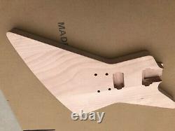 Kit Guitare 1set Body Guitare Diy Guitar Neck 22fret 24.75inch Rosewood Fretboard