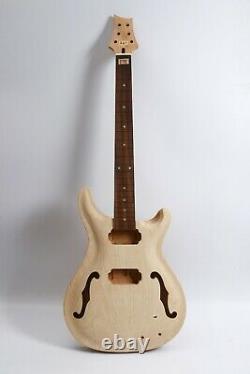 Kit Guitare 1set Collier De Guitare 22fret Semi Creux Guitar Body Maple Rosewood