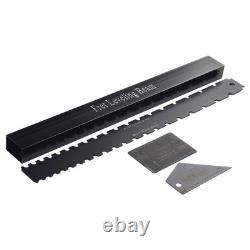 Kit de 4 outils de luthier pour guitare, règle à niveau du manche et poutre de nivellement des frettes