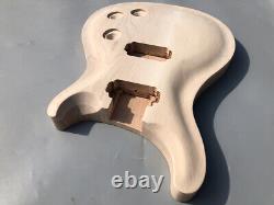 Kit de guitare 1Set 22 frettes Manche de guitare Corps de guitare en érable Top en bois de acajou