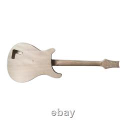 Kit de guitare 1set Corps de guitare en acajou avec capuchon en érable et manche de guitare à 22 frettes