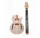 Kit De Guitare 1set Manche De Guitare 22 Frettes Tilleul Touche En Palissandre Incrustation Soleil