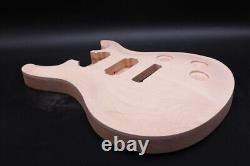 Kit de guitare électrique DIY Corps de guitare en acajou Touche en palissandre Ensemble de 22 frettes