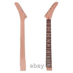 Kit de guitare électrique DIY Ex Type avec corps en acajou et incrustation triangulaire - LIVRAISON GRATUITE