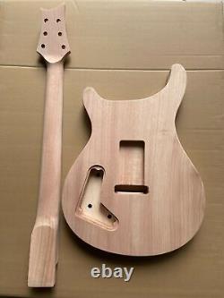 Kit de guitare électrique DIY Manche de guitare à 22 frettes Ensemble de touche en palissandre avec talon