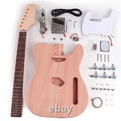 Kit de guitare électrique DIY avec touche en palissandre et un jeu de pièces de guitare CR