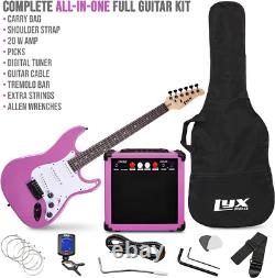 Kit de guitare électrique de 39 pouces avec amplificateur de 20W, tous les accessoires, numérique