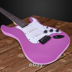 Kit de guitare électrique de 39 pouces avec amplificateur de 20W, tous les accessoires, numérique