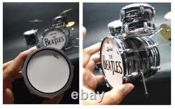 La nouvelle réplique miniature d'instruments de musique des Beatles: batterie, guitare, basse, micro, ampli (15 cm)