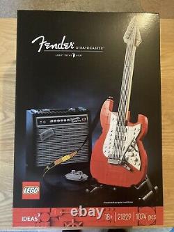 Lego Ideas Fender Stratocaster (21329) Modèle D'affichage De Guitare Neuf