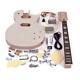 Lp Electric Guitar Diy Kit Unfinished Set Top-solid Mahogany Body Neck Gift Hot