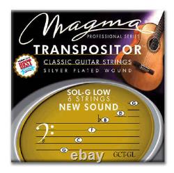 Magma Classical Guitar Strings Transpositeur Sol-g Low New Sound S. Cuivre Plaqué