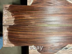 Magnifique ensemble de guitare en bois de rose bolivien luthier bois de dos et de côtés OO + touche