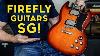 Moins De 200 Guitares Firefly New Set Collier Sg Style Guitare