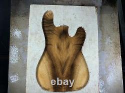 Myrtle Burl Guitar Bookmatch Set Luthier Bois. 25 X 10-17 X 15-21.5 #122019.28