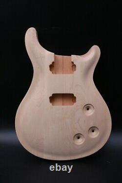New Guitar Body Ahogany Maple Cap Curved Top Set En Guitare Bricolage Style Talon Hh