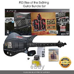 New Power Gig Rise Of The Sixstring Guitar Bundle Set For Playstation Ps3