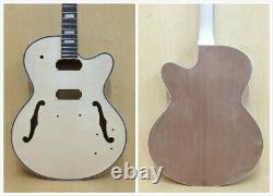 No-soldering Hollow Body Es-350 Style Electric Guitar Diy Kit, Set Neck, 273madiy