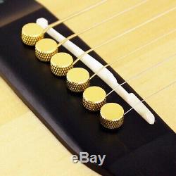 Nouveau Pont Pin Pin Set Tone Pour Guitares Acoustiques Tp1b Par D'andrea Solid Brass