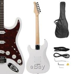 Nouveau Style School Band Student Electric Guitar Set Instrument De Musique Blanc