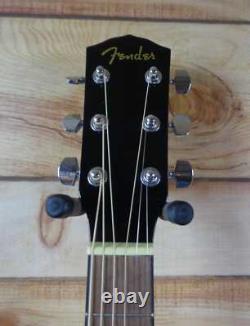 Nouveau pack de guitare acoustique Fender CC60S Concert V2 avec table en épicéa massif noire