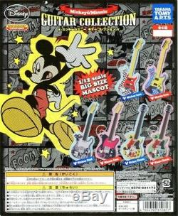 Nouveaux Porte-clés Collection De Guitares Disney Takara Tomy Arts Ensemble Complet De 6 Guitares