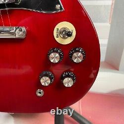 Nouvelle guitare électrique SG à 6 cordes en vente chaude avec manche en éclairage et remise sur le manche