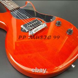 Orange Gloss Finition Guitare Électrique Solide Acajou Body Rosewood Fingerboard 22f