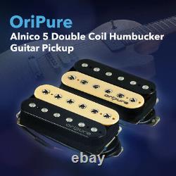 Oripure Alnico 5 Guitar Pickup Humbucker Double Coil Collier 7,2k / Pont 8,4k