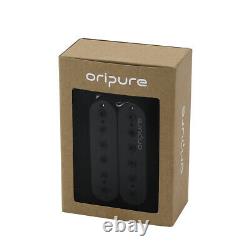 Oripure Alnico 5 Hh Guitar Pickup Set Humbucker Neck Bridge Pickups 15-16k Noir