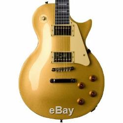 Oscar Schmidt Oe20g Gold Top Single Cutaway Set Guitare Electrique Standard