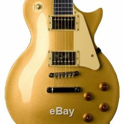 Oscar Schmidt Oe20g Gold Top Single Cutaway Set Guitare Electrique Standard