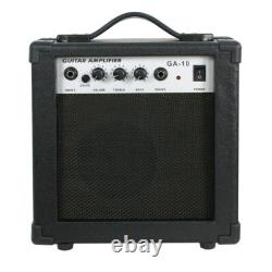 Pack d'accessoires pour débutant : guitare électrique pleine taille de 39 avec amplificateur et étui - Bleu