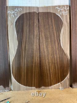 Placage de luthier de guitare en bois de noyer noir de l'Est ancien, quart-de-rond pour le dos et les côtés