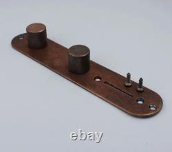 Pont de guitare en bronze, mécaniques, boutons, plaque de contrôle pour Telecaster Tele