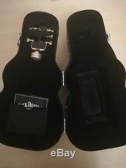 Rare Ensemble Complet Jack Daniels 70cl Guitar Case Holding Bouteille Du Ru (0)