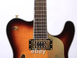 Semi Hollow Body Tl Electric Guitar Gold Hardware Set En Joint Vs Archtop