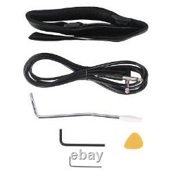 Set De Guitare Électrique De Style Glarry Strat Black Bag+tool+pick+lead+strap Uk Stock
