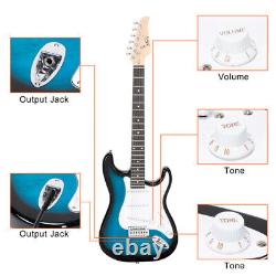 Set De Guitare Électrique Gst Glarry Avec Garde-pick Blanc, Amplificateur 20w