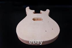 Set Mahogany Guitar Body+neck Maple Fretboard Color Incrustation Diy Electric Guitar