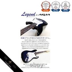Set de débutant de guitare électrique type Stratocaster 7 pièces Legend LST-Z BBS