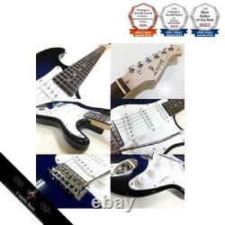 Set de débutant de guitare électrique type Stratocaster 7 pièces Legend LST-Z BBS