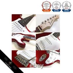 Set de débutant de guitare électrique type Stratocaster, ensemble de 7 pièces Legend LST-Z CA