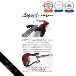 Set de débutant de guitare électrique type Stratocaster, ensemble de 7 pièces Legend LST-Z RBS