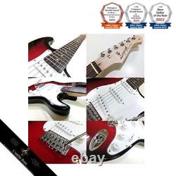 Set de débutant de guitare électrique type Stratocaster, ensemble de 7 pièces Legend LST-Z RBS