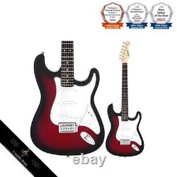 Set de débutant de guitare électrique type Stratocaster, ensemble de 7 pièces Legend LST-Z RBS