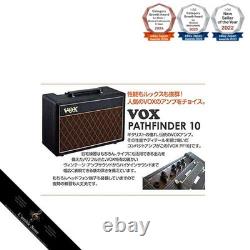 Set de débutant guitare électrique type Telecaster, ensemble de 15 pièces avec amplificateur VOX