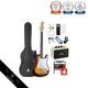 Set De Guitare électrique Donner Pour Débutants Avec Micros St Ssh, Taille Complète De 39 Pouces