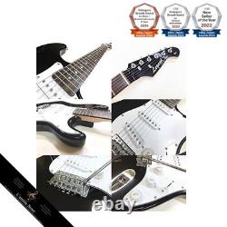 Set débutant guitare électrique type Stratocaster 7 pièces Legend LST-Z BKBK
